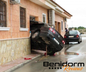 car crash into house by benidorm reviews
