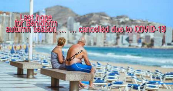 Benidorm autumn season recovery plan