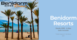 Benidorm Resort all inclusive Tourism