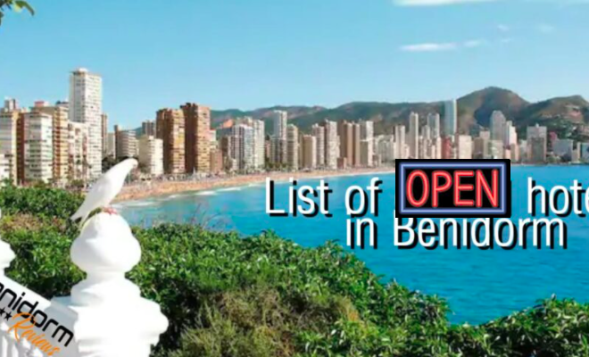 Open hotels Benidorm